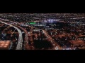 Los Angeles at night fly-over