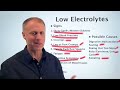 10 Signs of Low Electrolytes