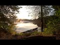 Relaxing LoFi Work/Study Background Music - Peaceful Sunset at Pog Lake (Algonquin Park - Canada)