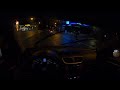 POV Night Drive in light Rain / 4K / No Music, No Talking