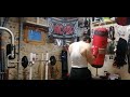 Travail au sac Boxe anglaise.