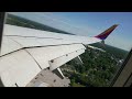 Columbus Ohio John Glenn International Airport Landing - Southwest Airlines BNA to CMH