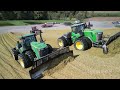 Corn Silage Harvest with New Holland FR920 and Claas 990 Forage Harvesters