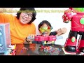 Spy Ryan vs Robot Daddy for the Mystery Safe pretend play!!!