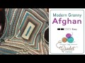 How to Crochet Beginner Modern Granny Rectangle Blanket