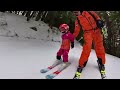 4 Year Old Girl Skis Double Black Diamond | Outdoor Adventure Family