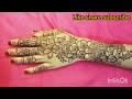 simple back hand mehndi designs||beautiful and easy design|| for beginners.