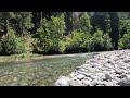 4K Relaxing River | Meditation | Brown Noise | 1 Hour