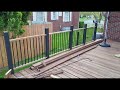 The Deck Job, Part 6:  All Hand(rail)s on deck!  (Okay, just some rails).