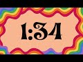 15 Minute Fun Groovy Rainbow Timer (Piano Alarm at End)