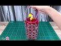 สานที่ใส่แก้วน้ำจากซองกาแฟ | DIY Basket.