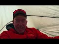 Caught in Massive Storm of Hail, Thunder, Lightning & Heavy Rain - Tarp Shelter, Camping Survival