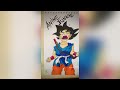 Speed drawing Goku(Wait til the end)