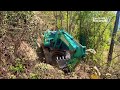 Road Construction Amidst the Bamboo: A Unique Challenge |excavator videos | My Life My Rule