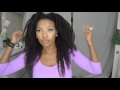 STRETCHING 4C Natural Hair! Highly Requested - Avoid Shrinkage, No heat - Waist Length Natural Hair