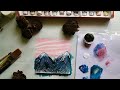 Aesthetic easy Acrylic painting /tutorial for beginners /mountain painting/ aesthetic painting