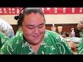 [Sumo food] shrimp fried rice, jar noodles, gyoza, green pepper meat string / sumo wrestling