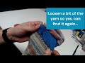 Making a Sock Bonnet Pt 2  Picot Edge and Split Rings