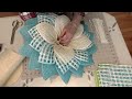 How to Make a Beach House Flower Wreath with Seashells/ Flower Wreath Tutorial/ Coastal Wreath DIY