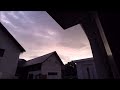 Very close Lightning sounds like BOMB