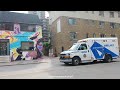 Toronto Paramedic Services Ambulance 862 Responding