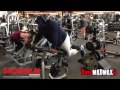 Leg training with Shawn Rhoden at Gold's Gym