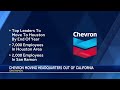 Chevron says its headquarters will leave California, move to Texas