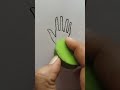 How to draw ✋ hand easy || hand drawing Step by step || #hand drawing