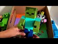 LARGE SCALE MINECRAFT FIGURES Tuxedo Steve Valorie Zombie Alex Enderman Wither Skeleton Creeper