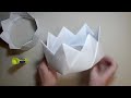 DIY 👑 - How to make CROWN from A4 paper