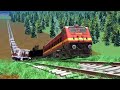 Trains vs Giant Hill Climb | Trains Climbing Huge Mountains – BeamNG.Drive