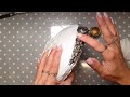 How to Make a Stunning Large Decoupage Medallion Bauble❤️ Mixed Media Christmas Decoration Tutorial