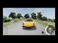 Porsche VS Lamborghini AI Race Beamng