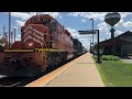 The J Lives!!! Elgin Joliet & Eastern EMD SD38-2 #667 leads CN Weedsprayer train North @ Lake Villa.