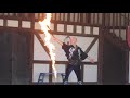Adam Winrich AKA The Fire Whip Guy's performance at the 2021 Scarborough Renaissance Festival