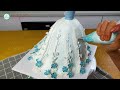 How To Decorate A Beautiful Barbie Doll Cake With Super Baby Flowers