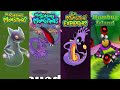 My Singing Monsters Vs Lost Landscapes Vs Monster Exolorers Vs Fanmade | Redesign Comparisons