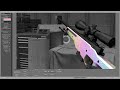 CS:GO AWP Bismuth skin showcase