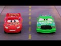 Lightning McQueen and Chick Hicks Race for the Piston Cup! | Pixar Cars