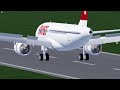 swiss a220 ariving at tivat!