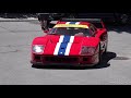 Street-Legal Ferrari F40 LM with Straight Pipes | Start Up, Revs, Power Launch & More!