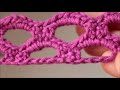 mesh stitch - how to crochet - pattern 1