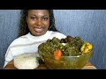 Cook and Eat With Me delicious afang soup/ Calabar style