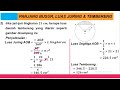 Cara Menghitung Panjang Busur, Luas Juring dan Luas Tembereng Pada Lingkaran