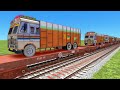 4x4 Railgadis Crossings From 3D♦️Bumpy Railroad crossing Tracks | trains videos at trainz simulator