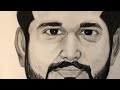 How to draw realistic face | realistic sketch