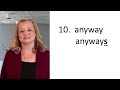 Avoid This Pronunciation for Professional English (American) - 10 Words