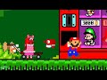 Mario CHOOSE Brains in a Vending Machine | Game Animation