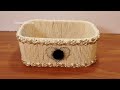 7 Different ideas of White Storage Basket |Diy Rope Basket |Diy Storage Organizer | Hamna Nadeem