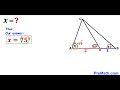 Justify your answer | Can you find the angle X? | #math #maths | #geometry